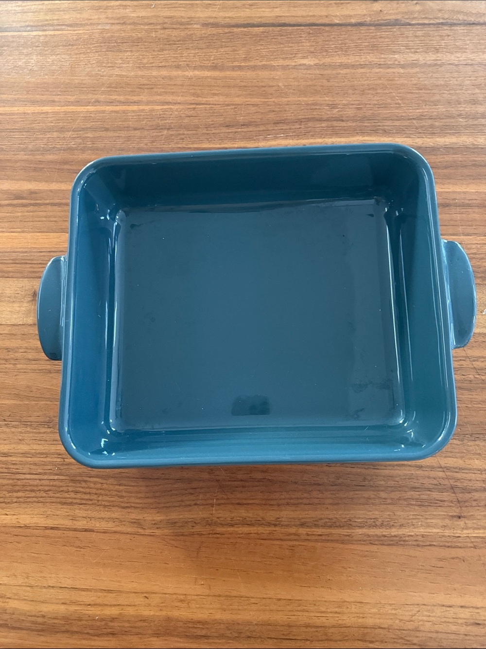 Never used Emile Henry 12x10 inch slate blue casserole dish